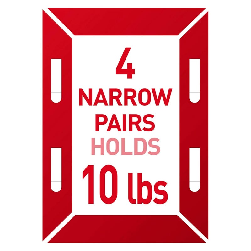 Command Narrow Picture Hanging Strips Damage-Free Hanging Picture Hangers No Tools Wall Strips for Living Spaces 12 White Adhesive Strip Pairs. Easy to Open Packaging (24 Strips) - Image 2